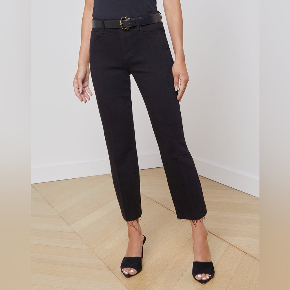 L’Agence Sara Slim-Leg Cropped Jean
